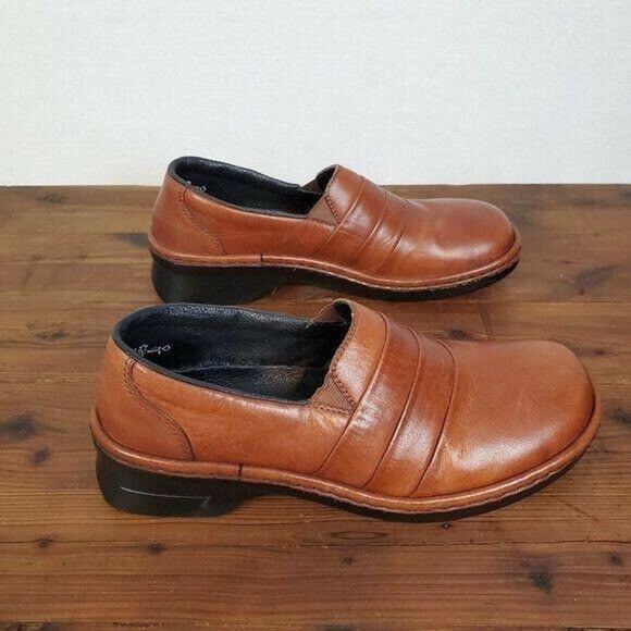 Rieker Womens Shoes Size 8 Brown Wide Fit Slip On Casual Leather Round Toe - Picture 3 of 11